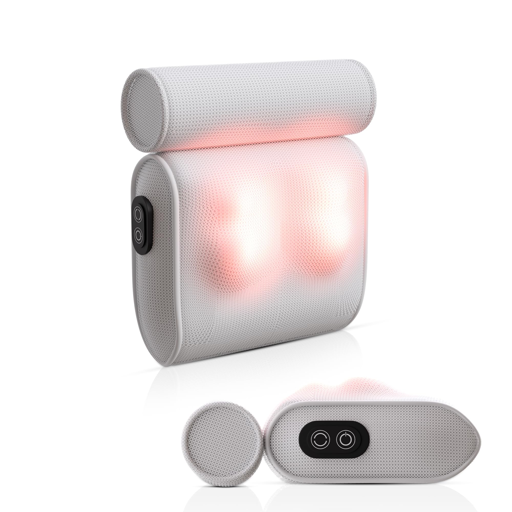 MONET Massaging Bath Pillow - IPX8 Waterproof Bath Pillow for Tub - Soft 4d Mesh Back, Neck and Shoulder Massager - Deep Tissue Relief and Relaxation