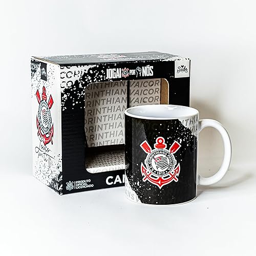 SUDE Caneca Do Corinthians De Presente Produto Licenciado - Taza Corinthians con licencia oficial