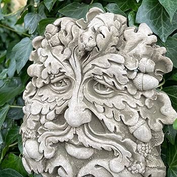 Amazon.com: Set 4x Four Seasons Green Man Stone Hanging Plaque Amazon.com: Set 4x Four Seasons Green Man Stone Hanging Plaque
