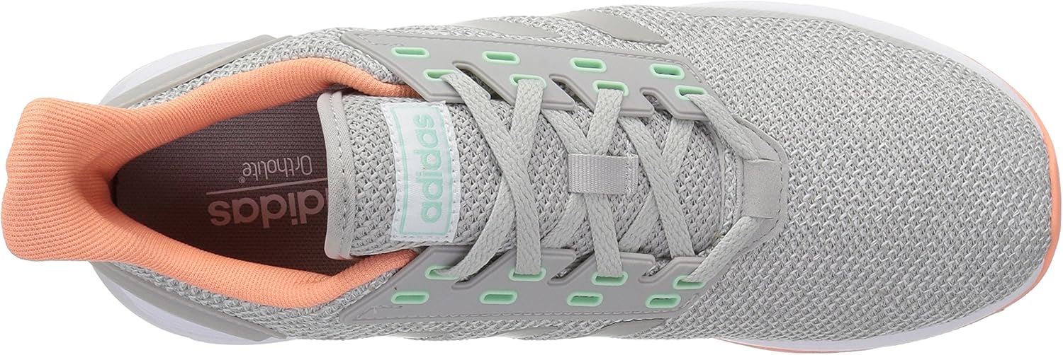 adidas Men's Duramo 9 Running Shoe 7.5 Grey/Grey/Chalk Coral