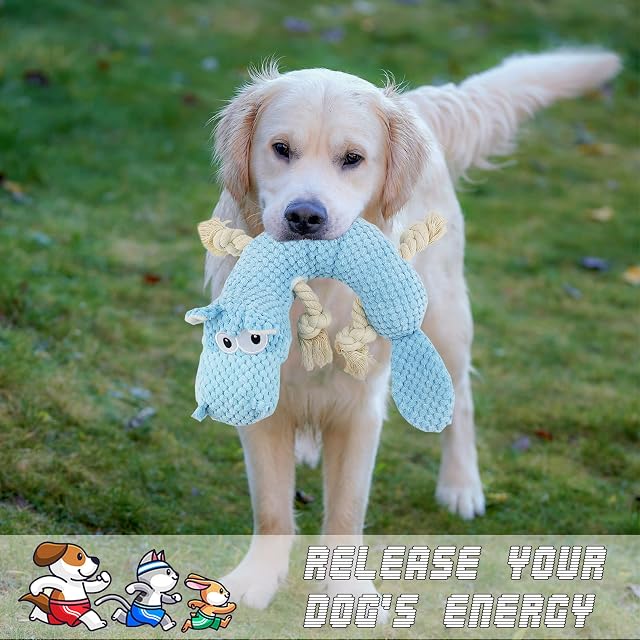 Foto 2 de 8 de BINYI Juguetes para Perros Peluche Perro Juguete Indestructibles para Regalos Perro Juego Interactivo Juegos…