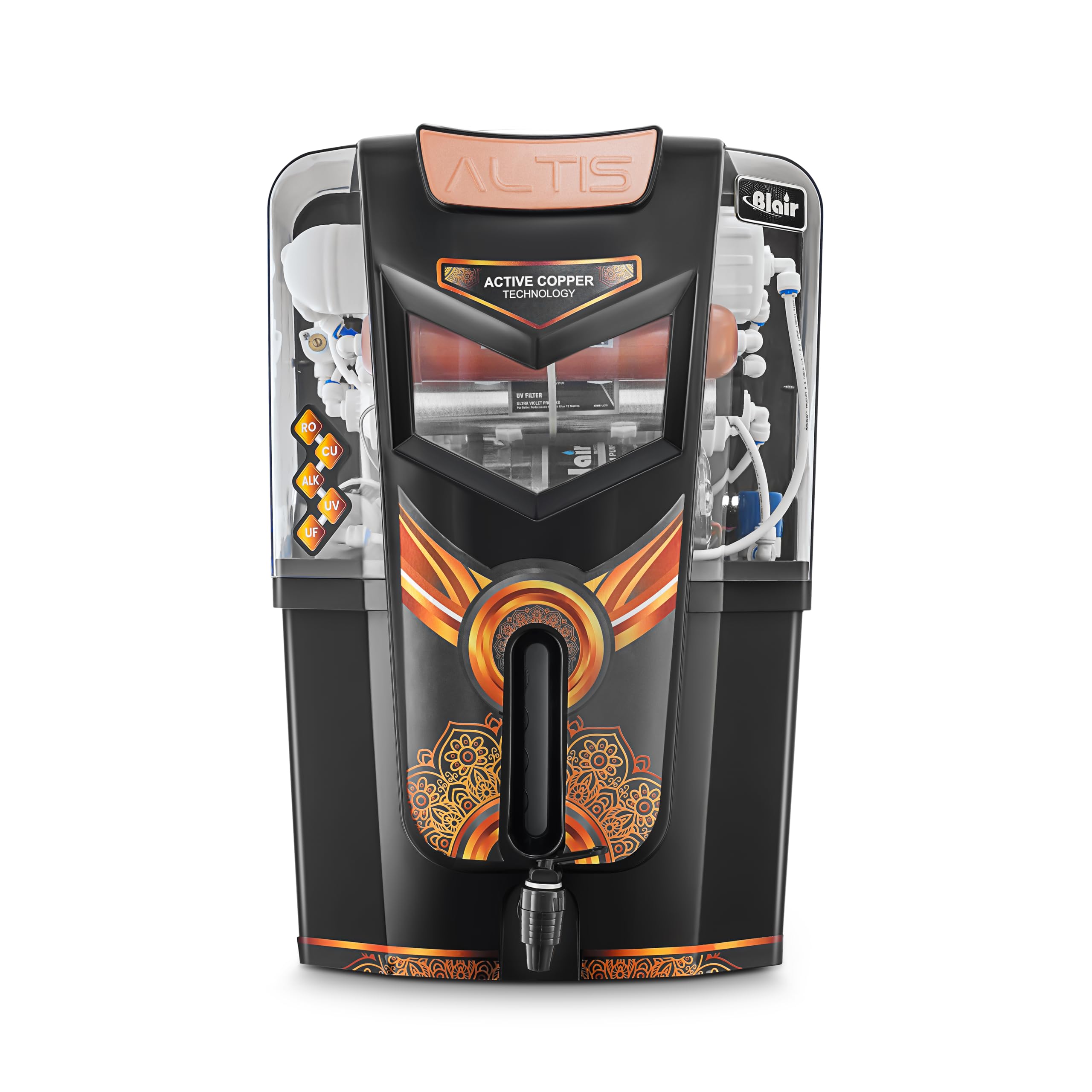 BLAIR ALTIS (BLACK) ADVANCE RO+UV+UF+TDS Technology 13 Litre Water Purifier with 8 Stage Purification (BLACK)-picture-13