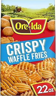 Ore-Ida Golden Waffle French Fries Fried Potatoes Frozen Snacks (22 oz Bag)