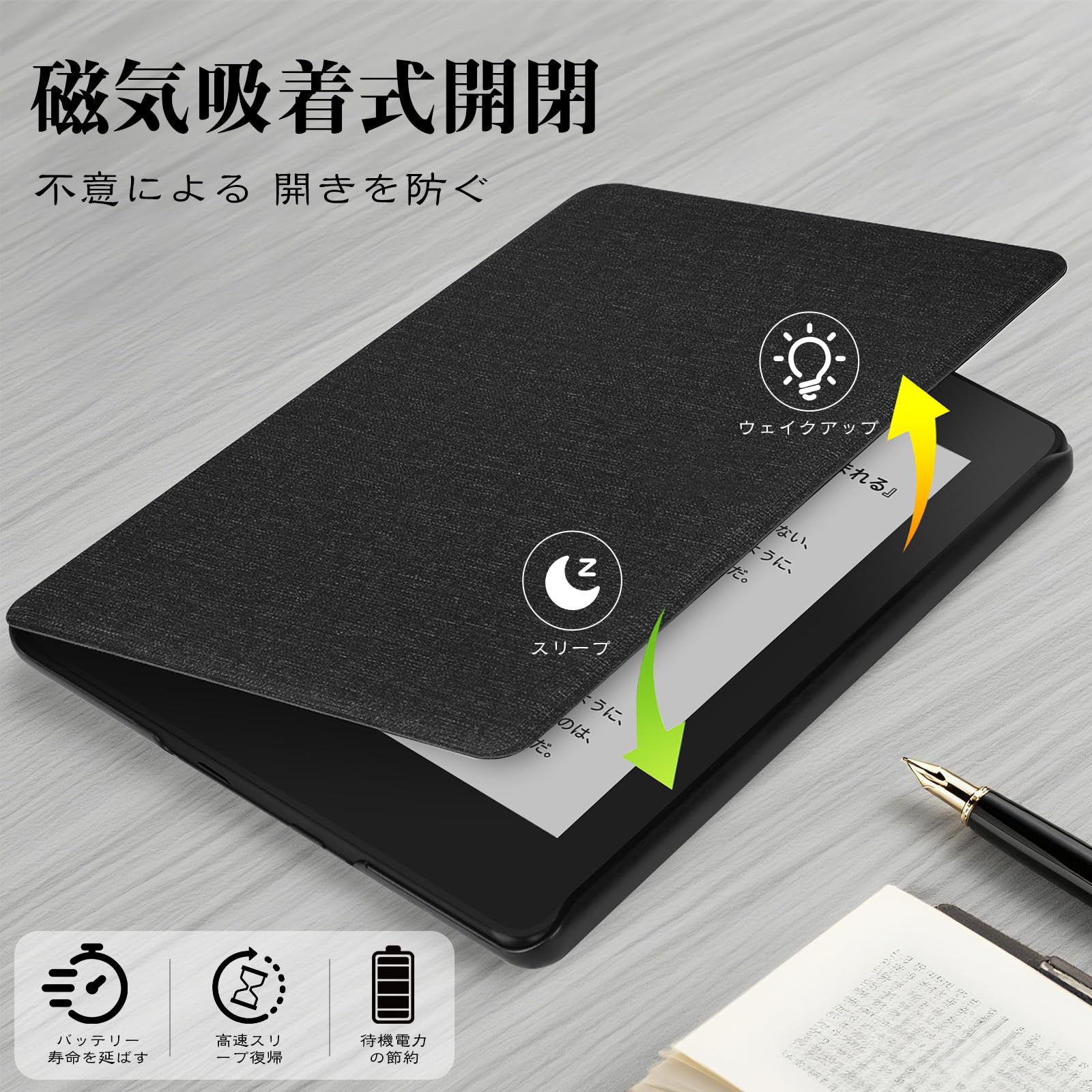 Amazon.co.jp: Fintie for Kindle Paperwhite ケース 2024 第12世代