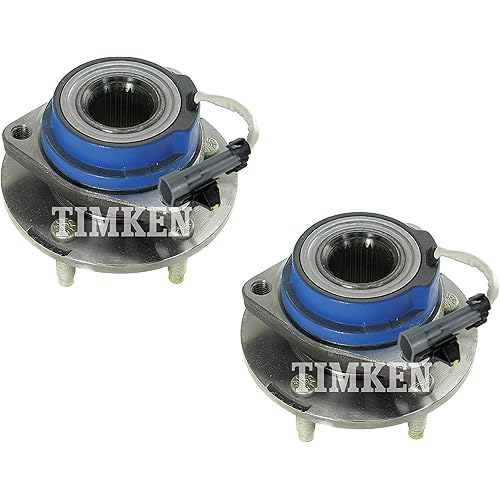 Pair Set of 2 Front Timken Wheel Bearing Hub Kit for Chevy Buick FWD 4Wheel ABS