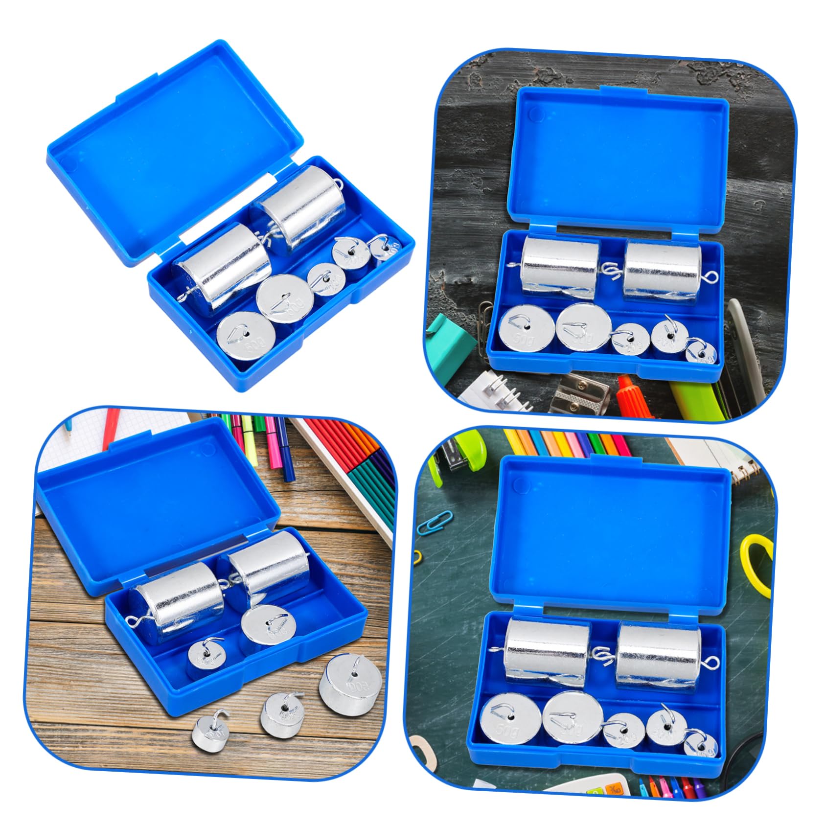 Laboratory Weight Set Slotted Metal Mass Weights With Hanger - Science ...
