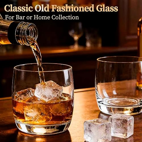 Miniatura 2 de Juego de 6 vasos de whisky, vasos de 12 onzas, vasos transparentes para whisky, cóctel y jugo, regalo único para hombres y mujeres