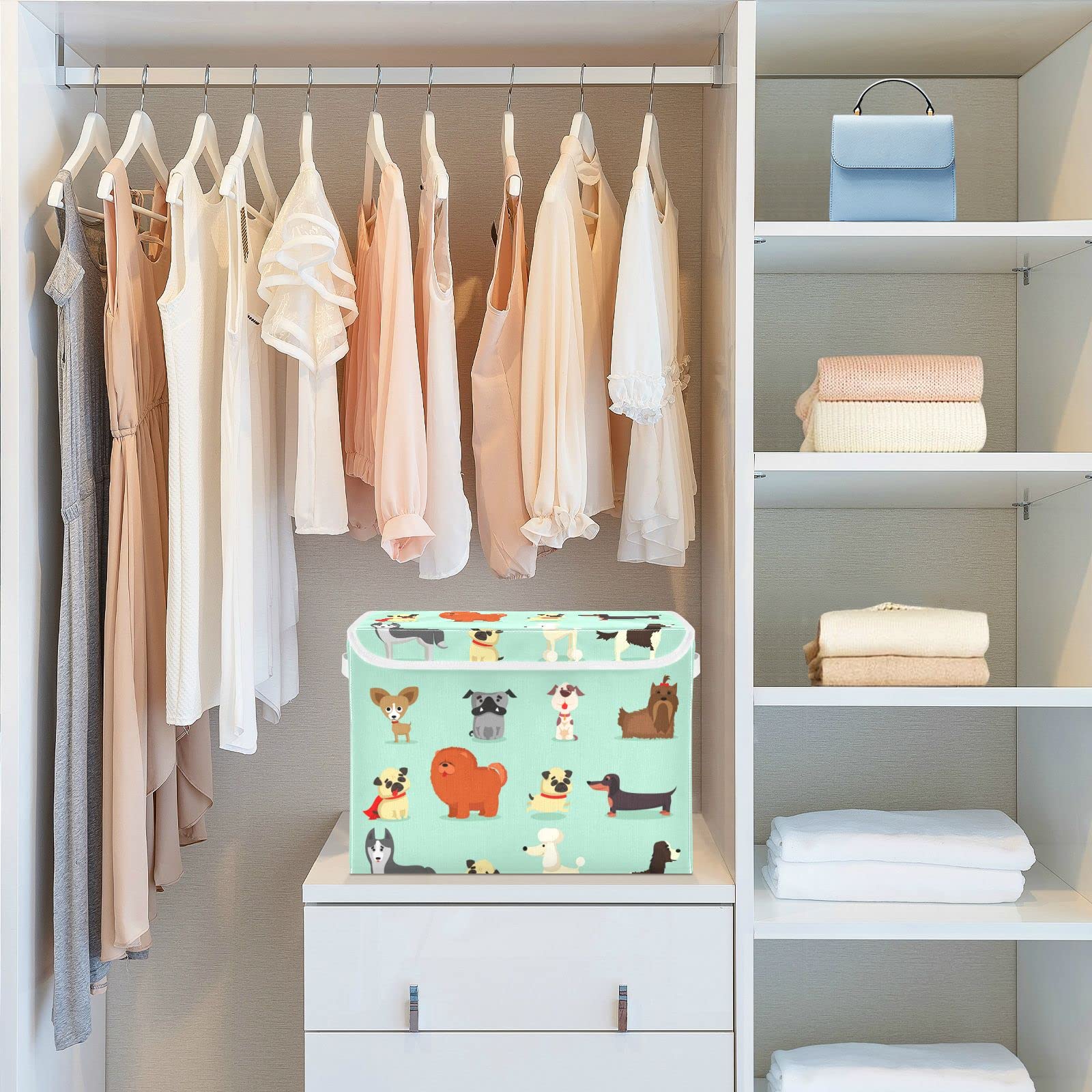 Just A Girl Who Loves Cows opvouwbare 40 L grote opbergbakken met