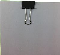 Vista 2 de Clipco ganchitos negros pequeños para fólders, 1 pulgada (144 unidades)