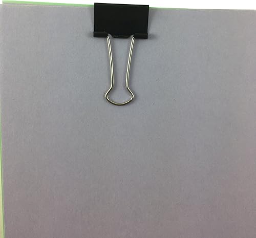 Miniatura 3 de Clipco ganchitos negros pequeños para fólders, 1 pulgada (144 unidades)