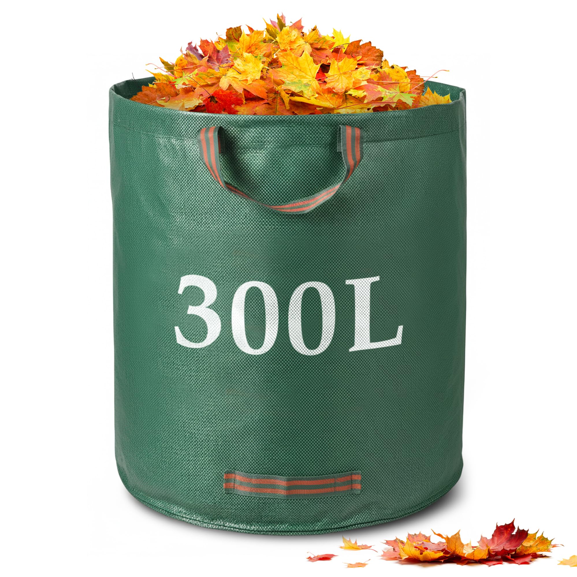 300L Heavy-Duty Garden Waste Bags with Handles - Reusable and Waterproof Sacks for Leaves,Grass and Yard Debris