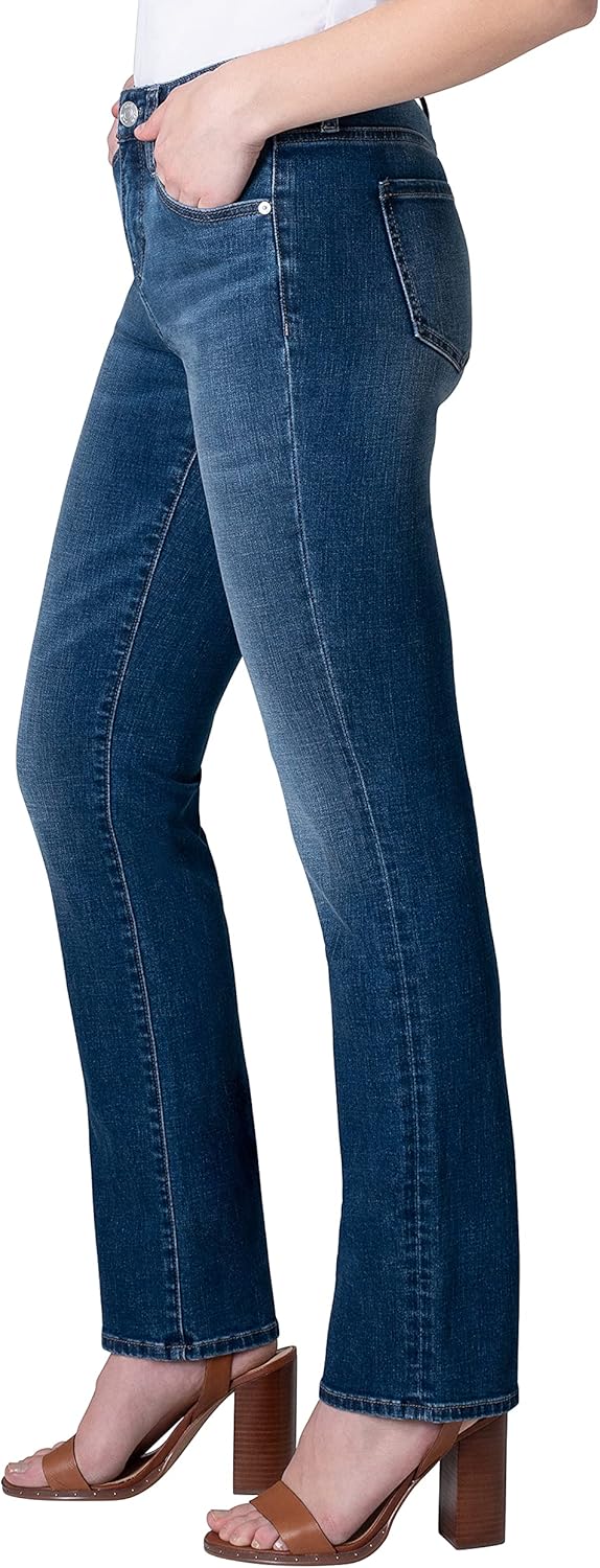 Jag Jeans Womens Ruby Mid Rise Straight Leg Jeans - Image 2