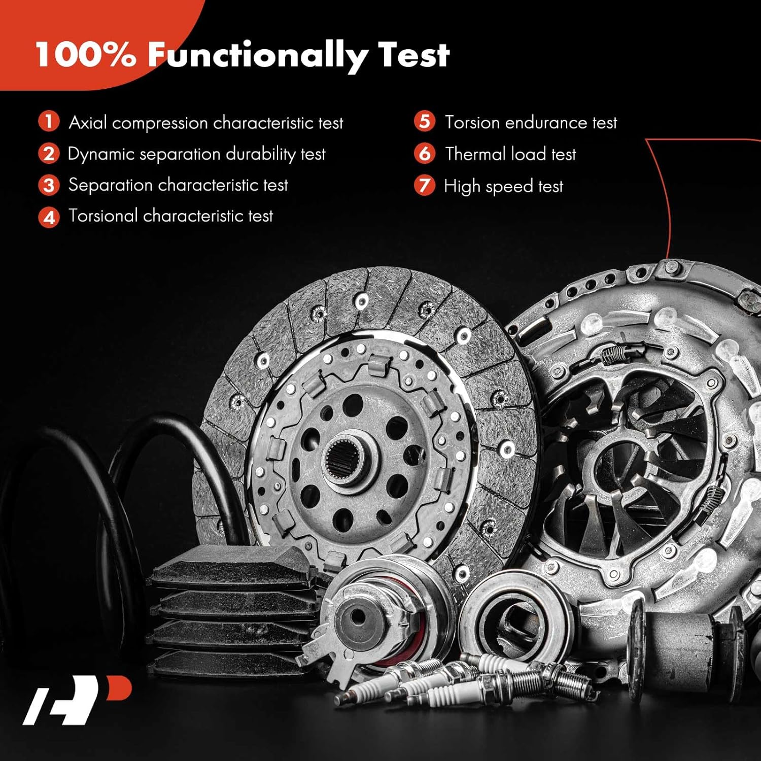 A-Premium Transmission Clutch Kit Set Compatible with Chevrolet C1500/C2500/K1500/K2500 1988-1995, P30 1991-1995 & GMC C1500/C2500/K1500/K2500 1988-1995, P3500 1991-1995, 4.3L 5.0L