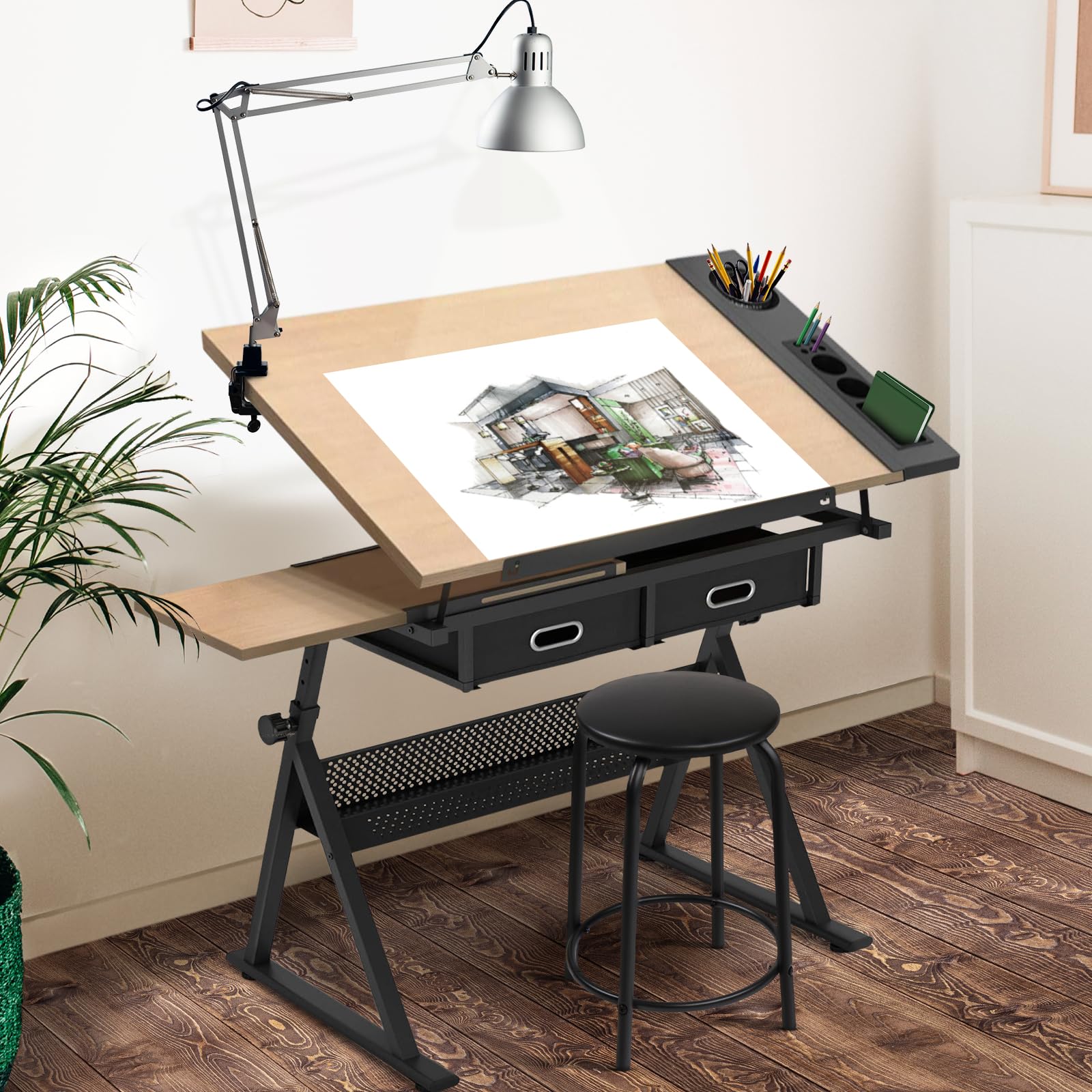 Hygge Interiors Pensacola Bureautafel Zwart kopen bij Hygge Interiors Pensacola Bureautafel Zwart kopen bij