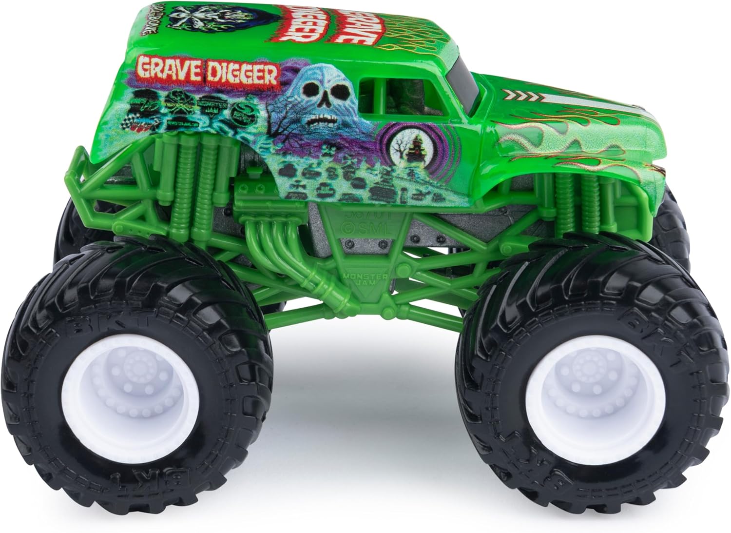 Monster Jam, Official Grave Digger Vs. Razin Kane Die-Cast Monster Trucks, 1:64 Scale, Kids Toys for Boys Ages 3 and up