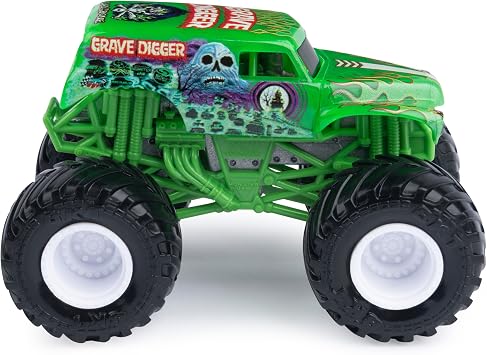 Monster Jam, Official Grave Digger Vs. Razin Kane Die-Cast Monster Trucks, 1:64 Scale, Kids Toys for Boys Ages 3 and up