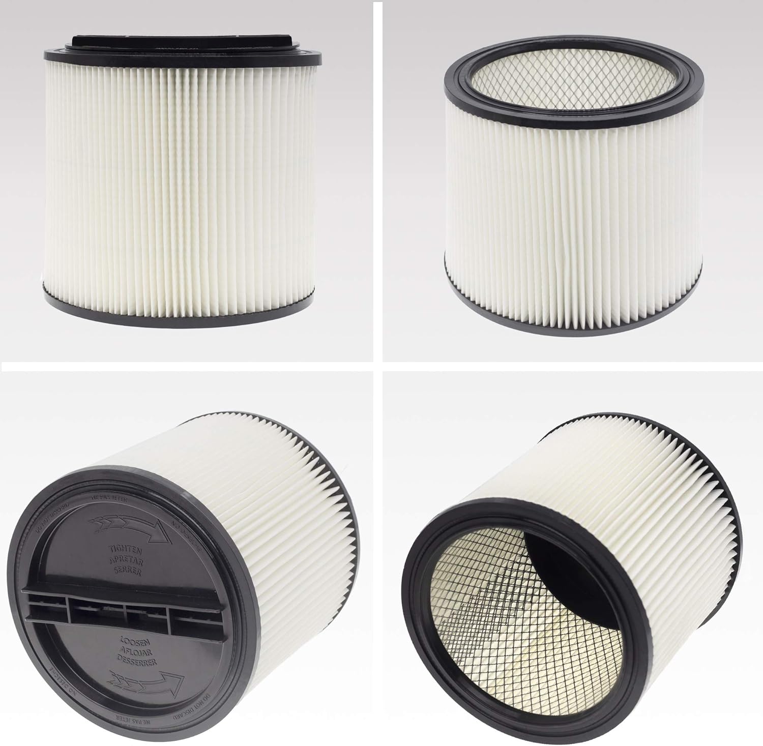 Wocase 90304 Cartridge Filter Replacement, Compatible with Shop-Vac Shop Vac 90304, 90350, 90333, 903-04-00, 9030400, 90595, 5 Gallon Up Wet/Dry Vacuum Cleaners - - 