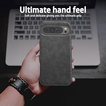 For Google Pixel 9 Pro XL 用 ケース かわいい グーグルピクセル9 Pro XL ケース PUレザー 耐衝撃 マット感 ワイヤレス対応 滑り止め おしゃれ 軽量 薄型 画面レンズ保護 シンプル 韓国 マグセーフ対応 for googlepixel 保護カバー