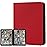 Trading Card Binder 16 Pocket, GERMUN PU Cover Card Binder for 1000+ Cards, Premium Trading Card Holder Folders, Double Sided Pocket Card Album for MTG, TCG (Red)