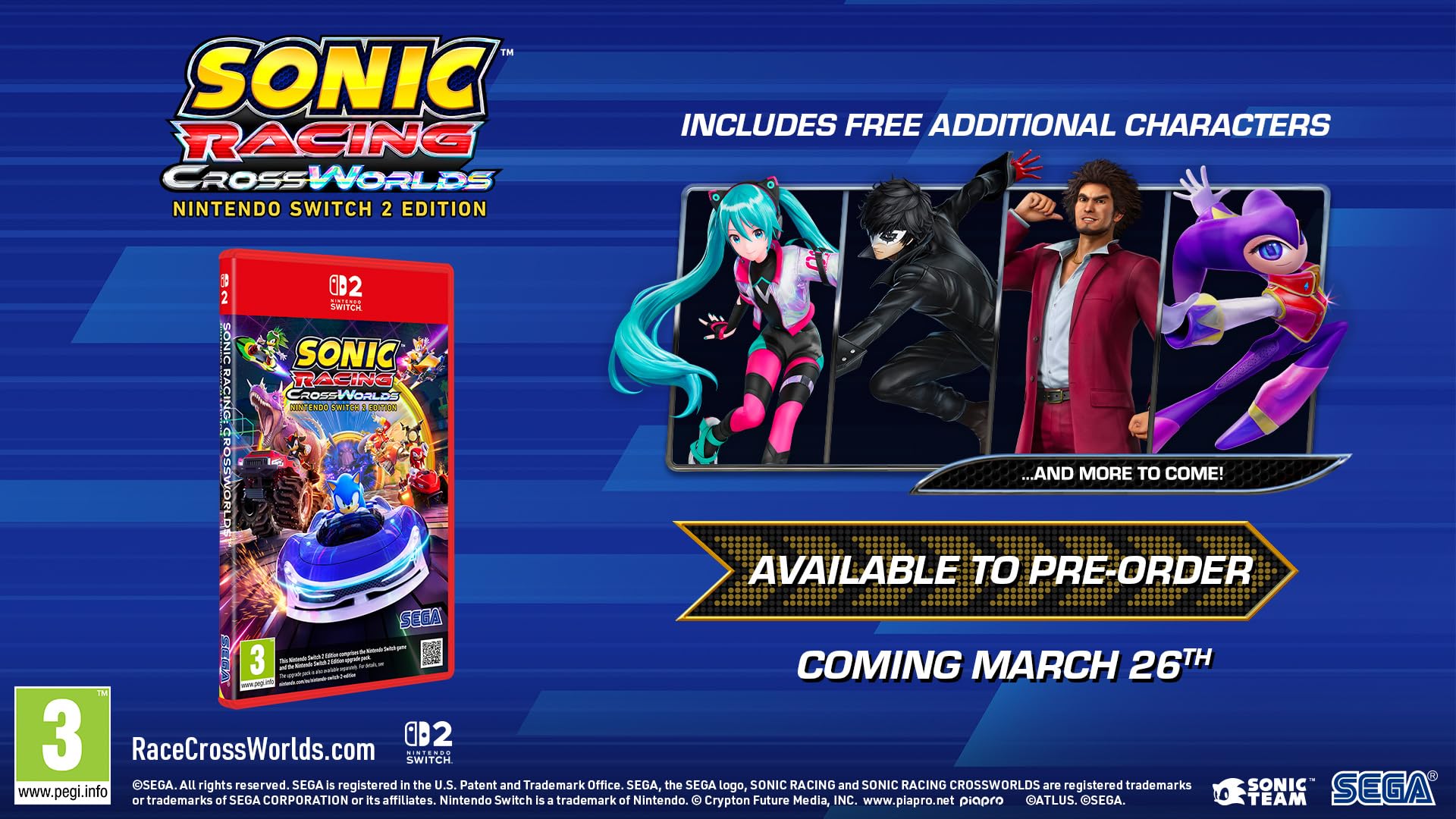 Sonic Racing: CrossWorlds (Nintendo Switch 2) — view 2