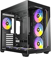 Antec C5 ARGB Mid-Tower ATX PC Case: 7x 120mm ARGB PWM Fans, Seamless Tempered Glass, 360mm Radiator Support, USB-C 3.2 Gen2