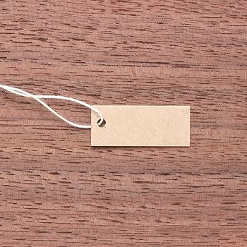 値札タグ　ご注文ページ Amazon | だいし屋 日本製 値札タグ S 22×9mm 下げ札 糸付きタグ