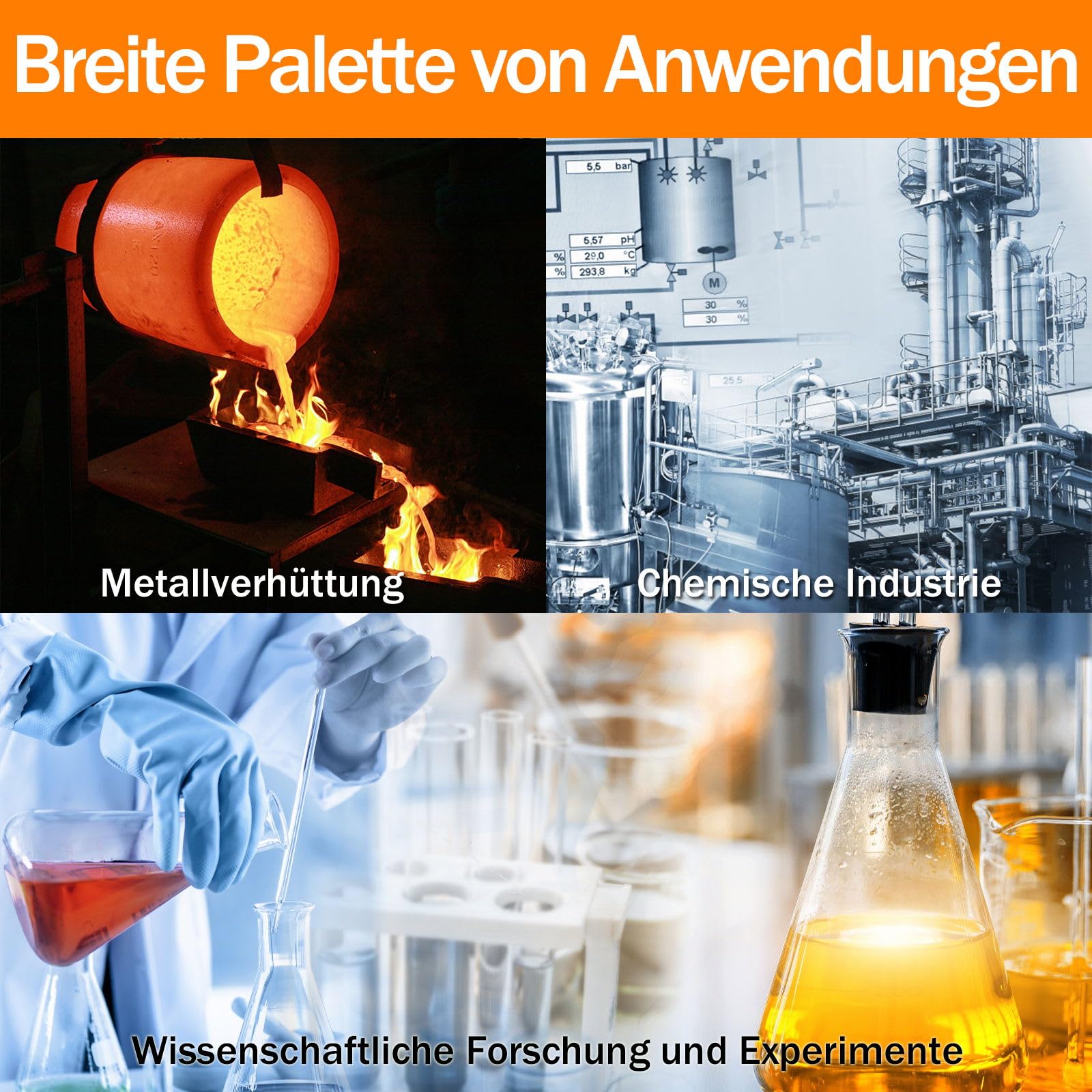 aleawol 4pcs Graphittiegel Gold Schmelzen Kit, Schmelztiegel Zange Schüssel Kombi für Platin Gold Silber Messing Legierungs Schmelze