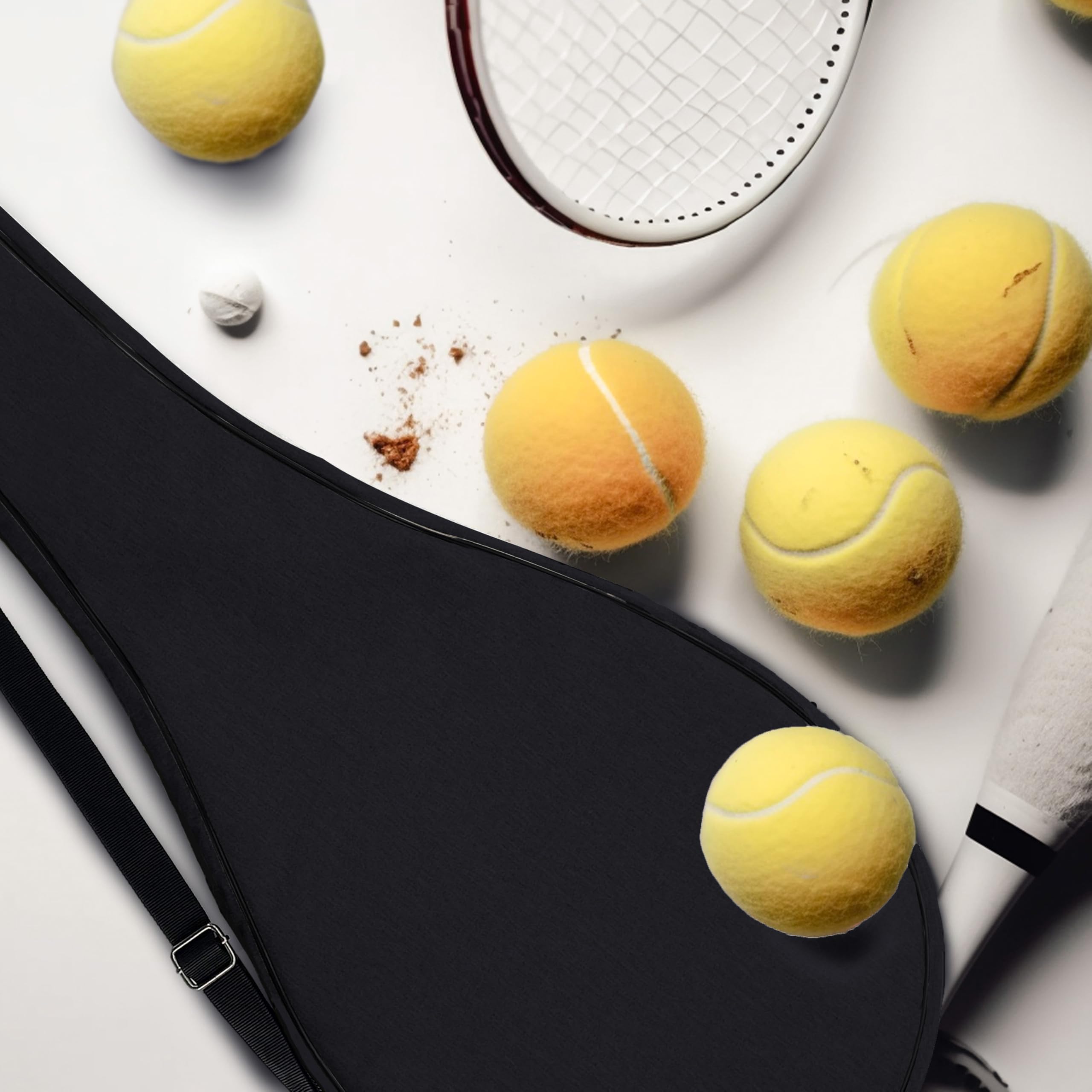 Alephnull Porta Racchetta Tennis Borsa Tennis Borsa Padel 70/80 cm per una Racchetta / 2 Racchette da Badminton Porta Racchetta Padel per Donne e Uomini