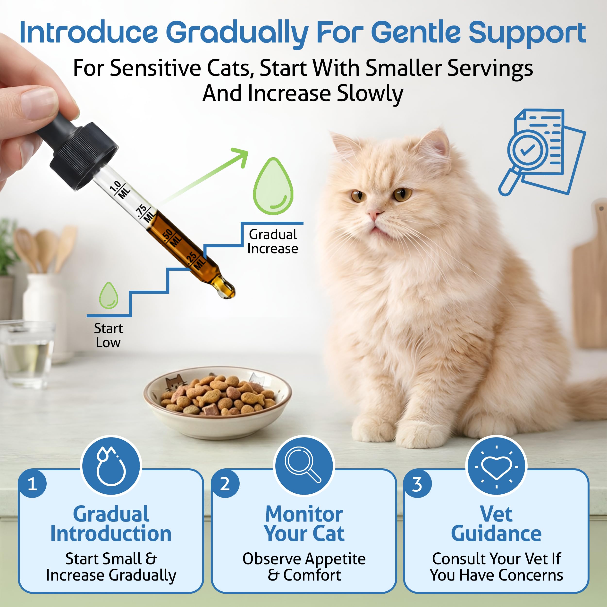 Pet Wellbeing - Supporto Oro Rene Per I Gatti - Il Supporto Naturale Per La Salute Dei Reni Felino - 2 Oz (59Ml)