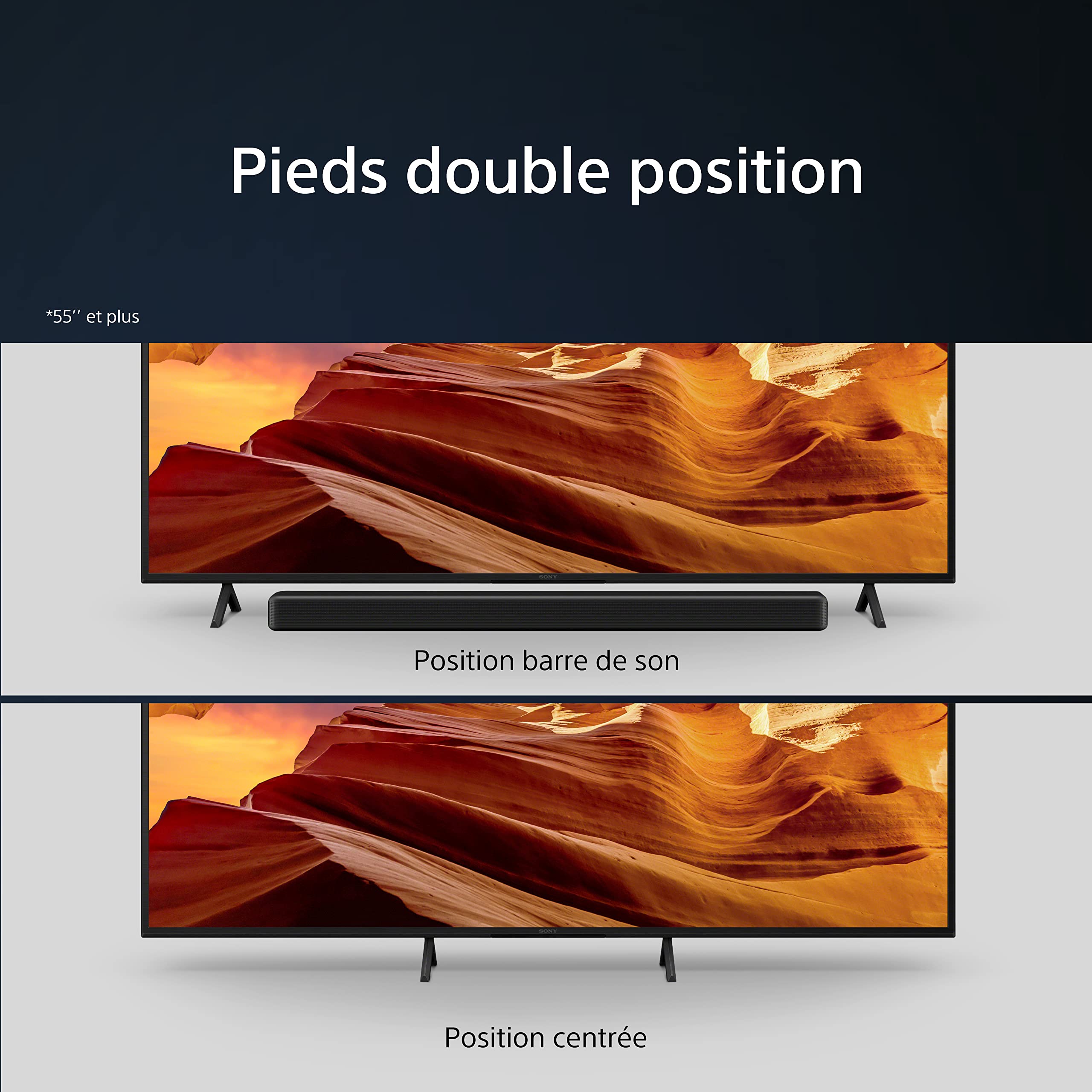Sony Television Bravia KD-65X75WL : 4K Ultra HD LED | HDR | Google | Pack ECO | BRAVIA Core - Design Signature Sony [Classe énergétique F]