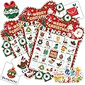 HomSeon 39Pcs Christmas Bingo Game for Kids Adu…