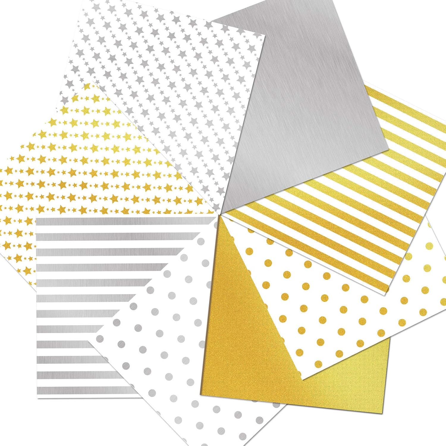 160 Sheets Tissue Gift Wrapping Paper Crafts for Holiday Christmas, 20 x 20 inches (160 Sheets), Assorted Colors(Golden,Sliver), Perfect for Gift Bags,Easter Party Favors Decorations