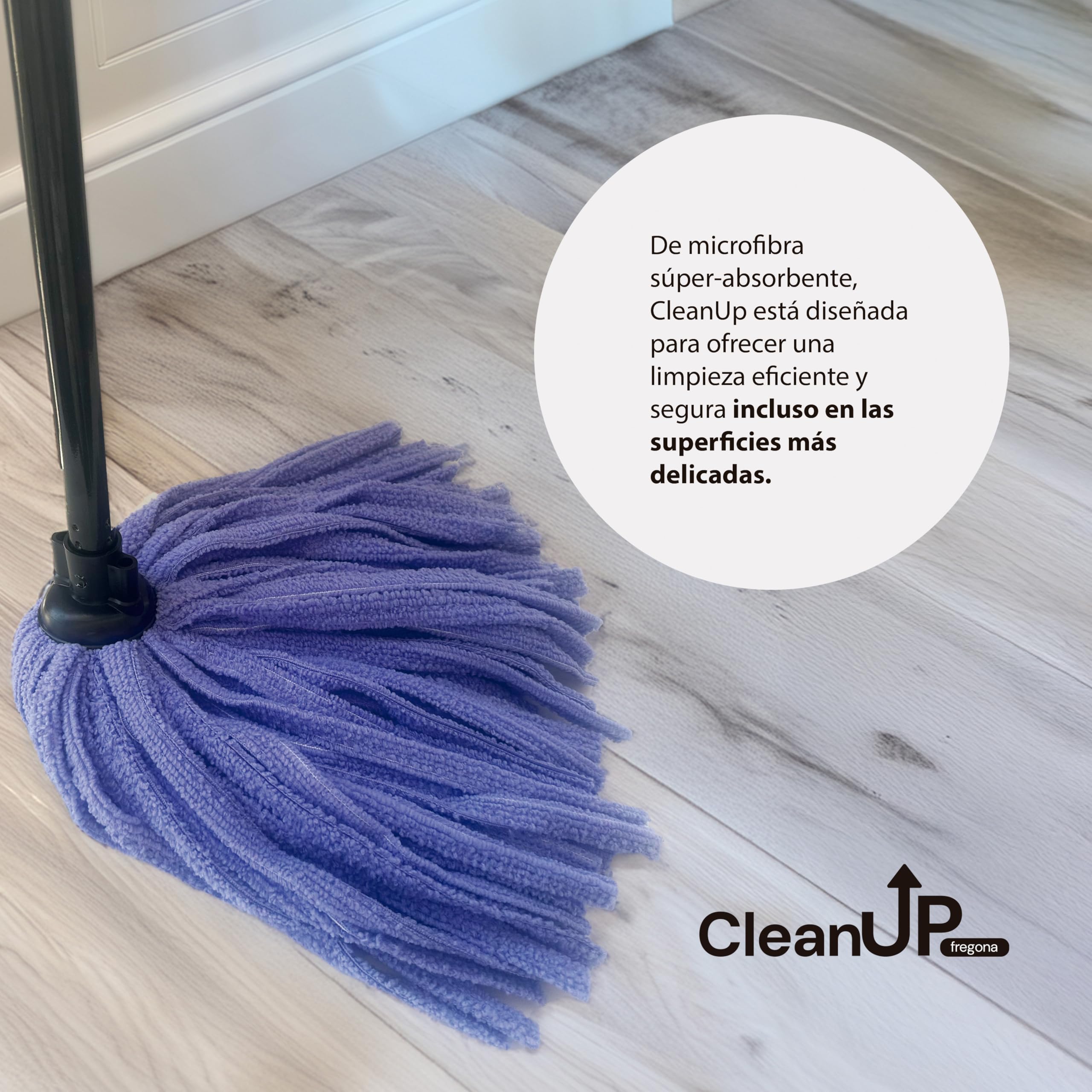 Pamex - Fregona Microfibra Cleanup - 24 Unidades