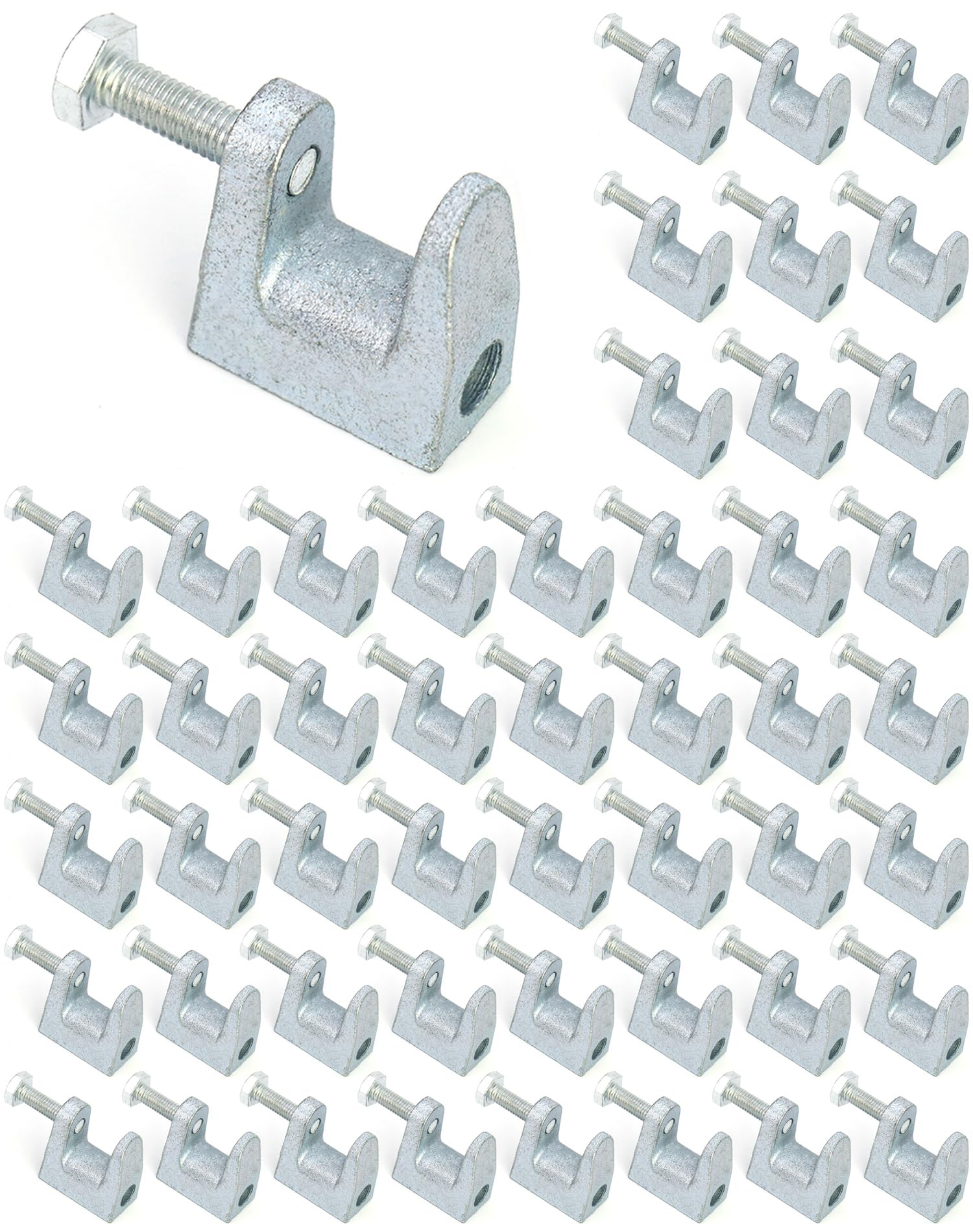 QWORK Beam Clamp 50 Pcs