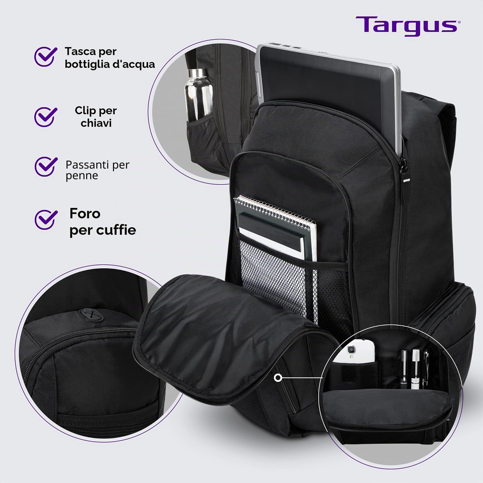 targus Groove - Zaino per computer portatili da 16"