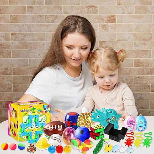 Miniatura 6 de MGparty - Juego de 72 juguetes sensoriales para aliviar el estrés y la ansiedad para niños o adultos ideales como regalos de fin de fiesta premios