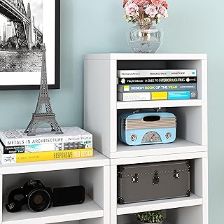Way Basics Modular Connect Shelf Cube Cubby Storage Stackable Closet Organizer D - Compare price