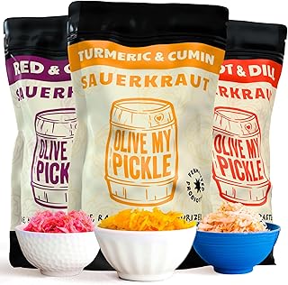 Real Fermented & Probiotic Sauerkraut for Gut Health - TOP KRAUT BUNDLE ...