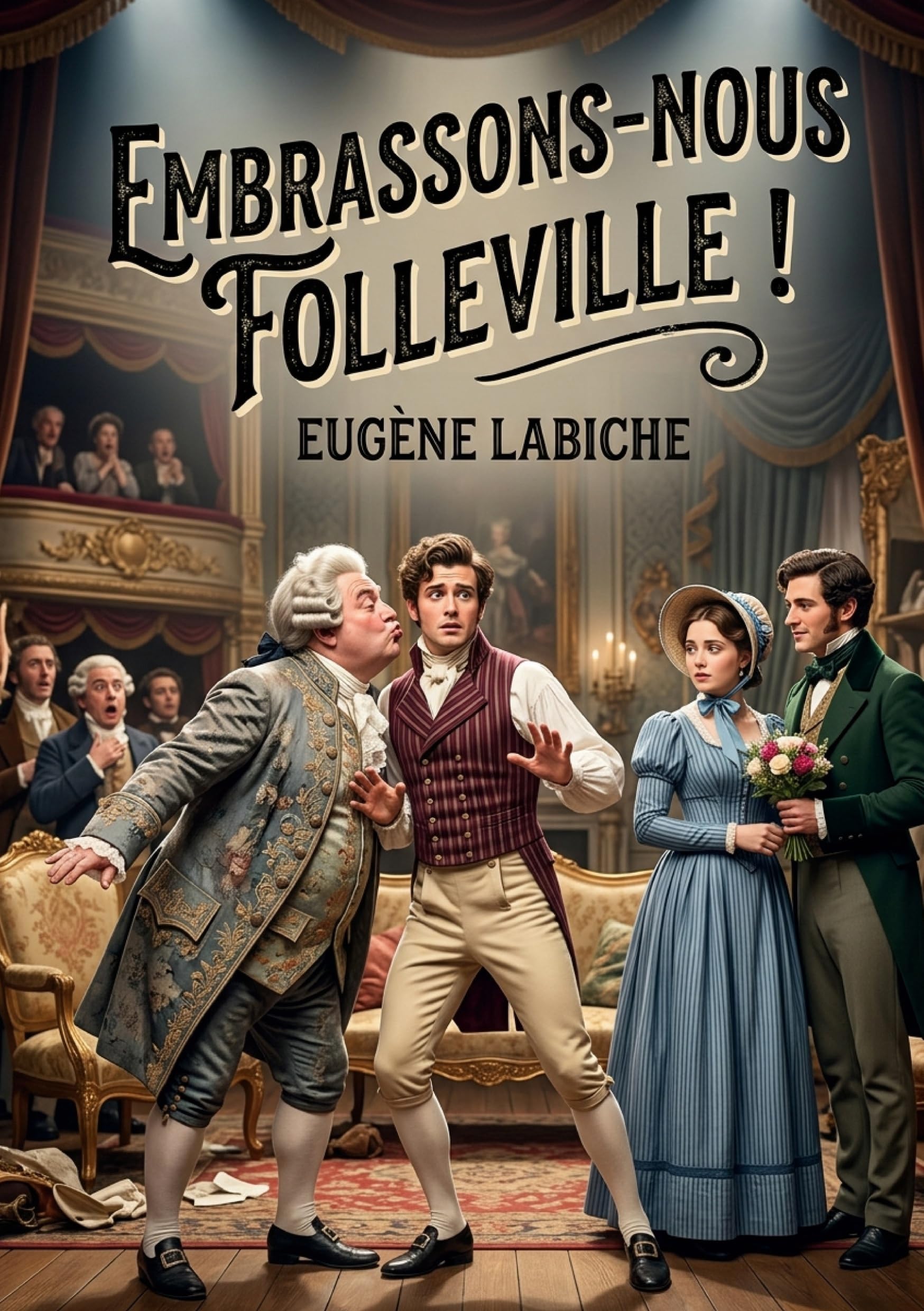 Embrassons-nous Folleville !: Une comédie vaudeville en un acte d'Eugène Labiche, où Folleville doit choisir entre le mariage arrangé et une cousine de grande taille