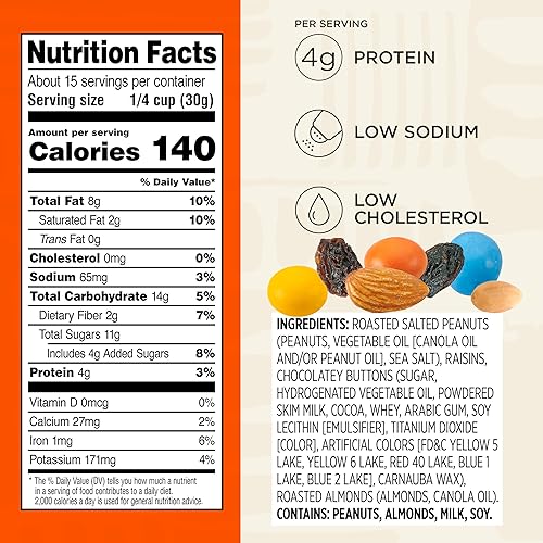 Miniatura 9 de Snak Club Premium Energizer Trail Mix - Bolsa de tamaño para fiesta de 24 onzas