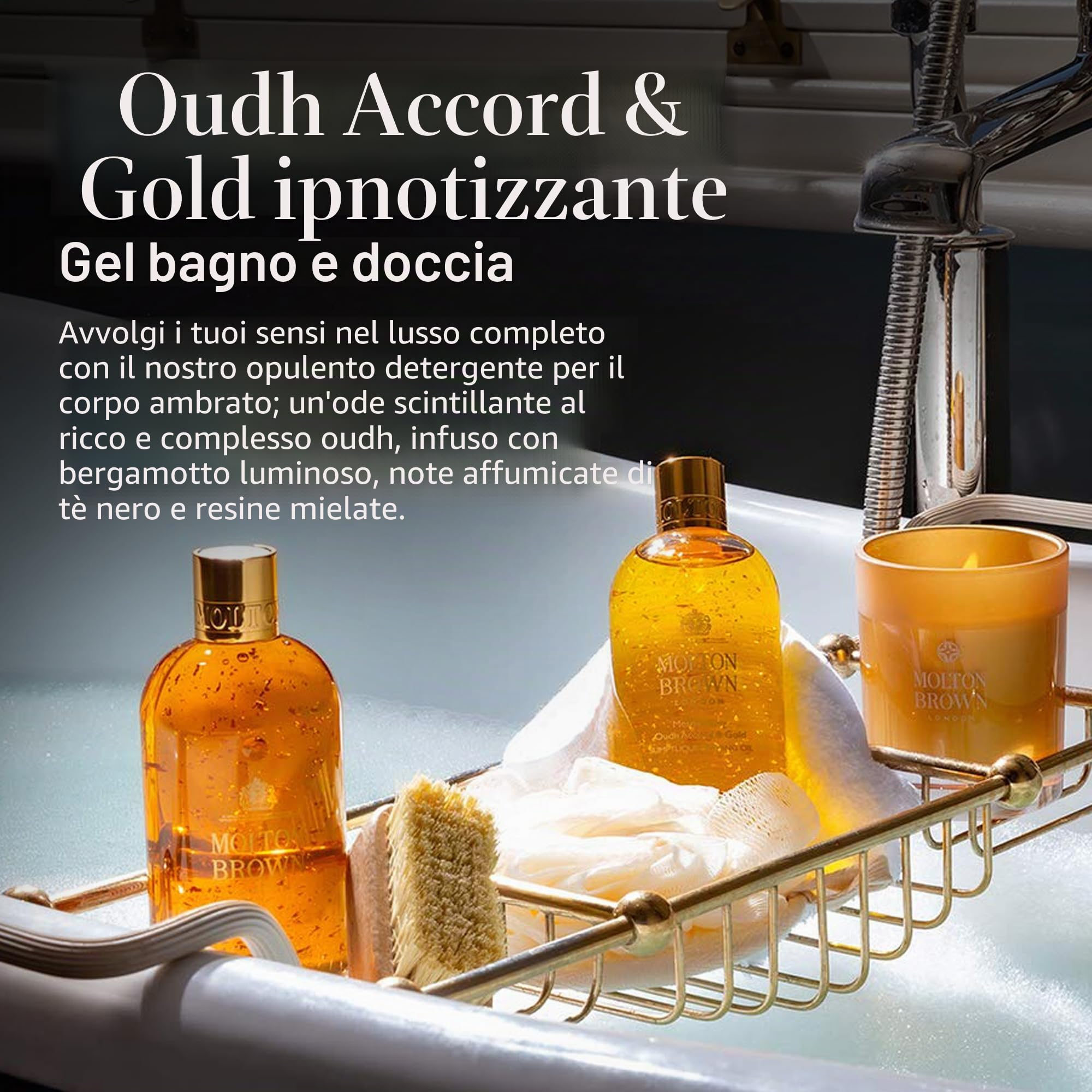 Molton Brown Oudh Accord And Gold Body Wash Man 300 Ml