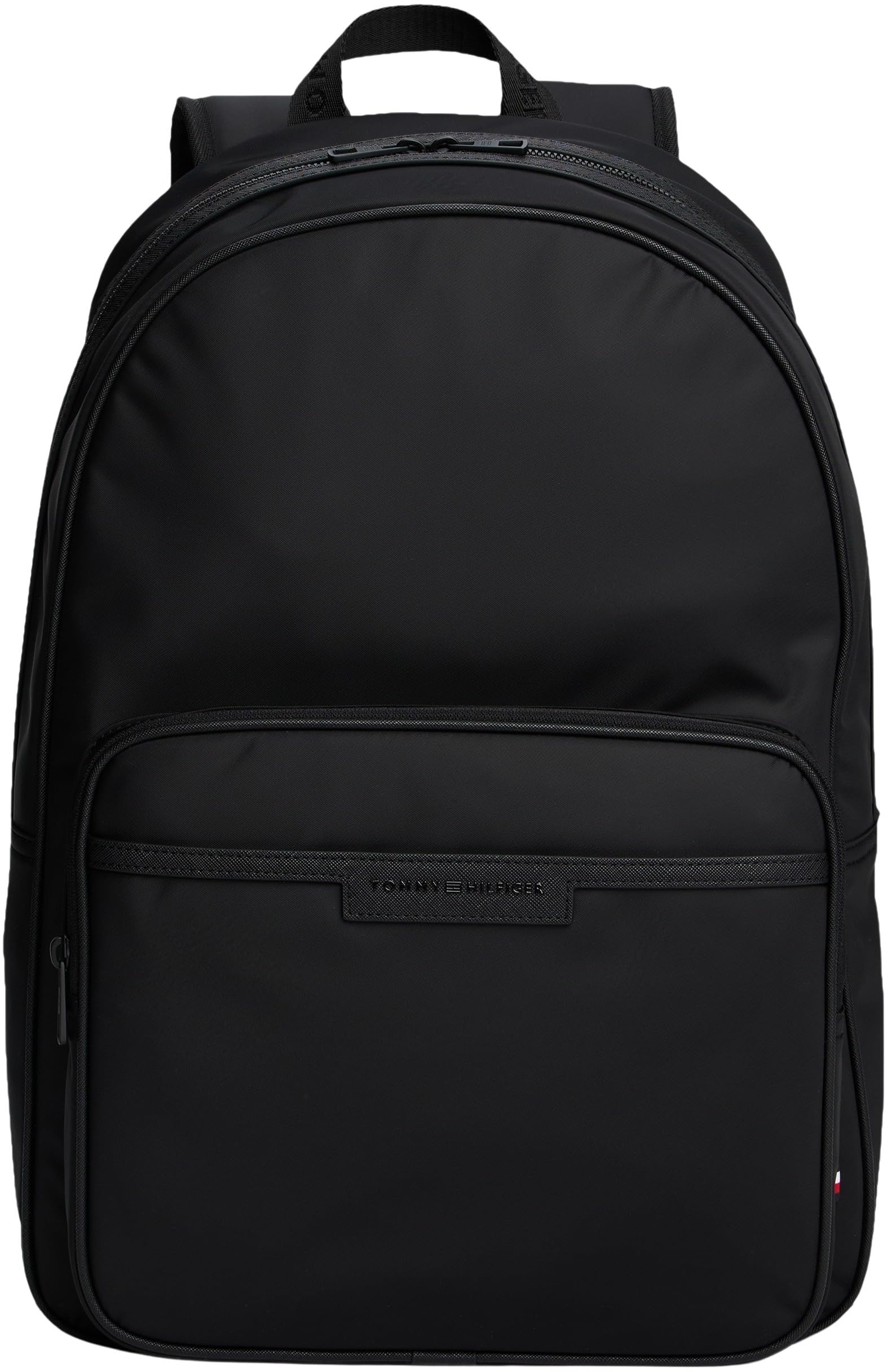 Tommy Hilfiger Uomo Zaino Repreve con Scomparto per Laptop, Nero (Black), Taglia Unica