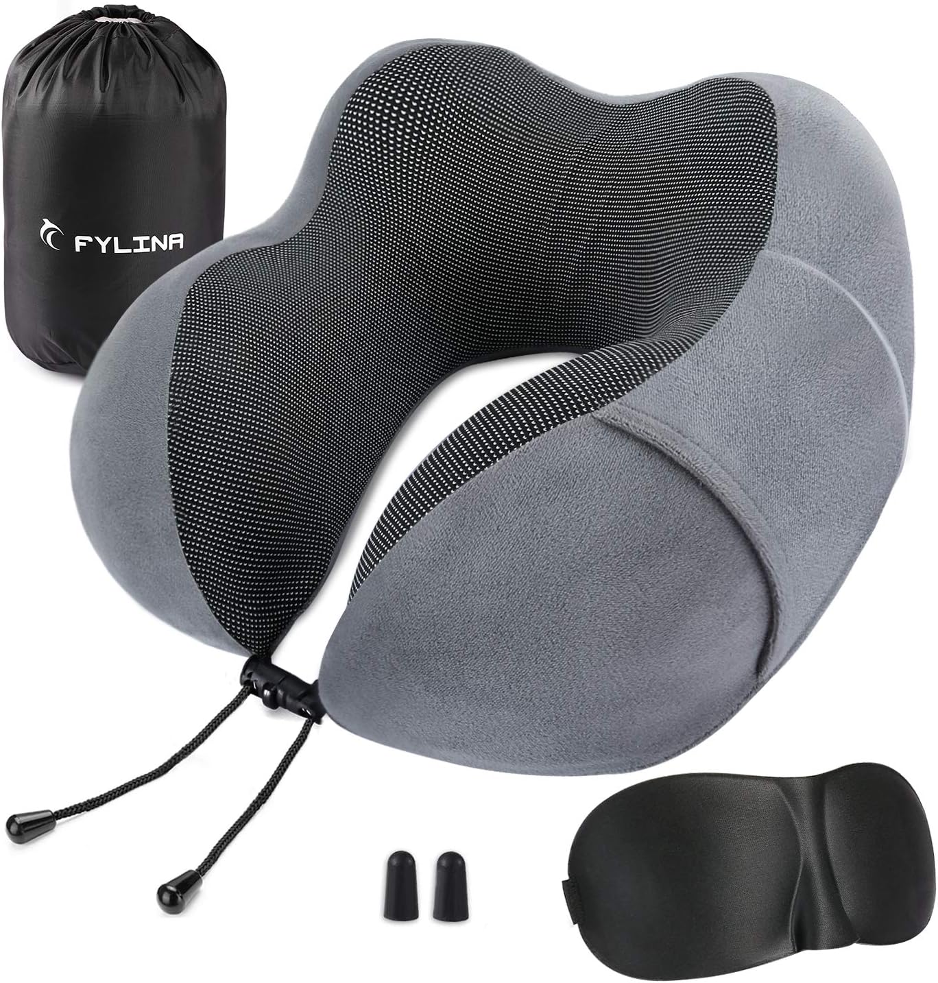 maschera per il sonno con tappi per le orecchie