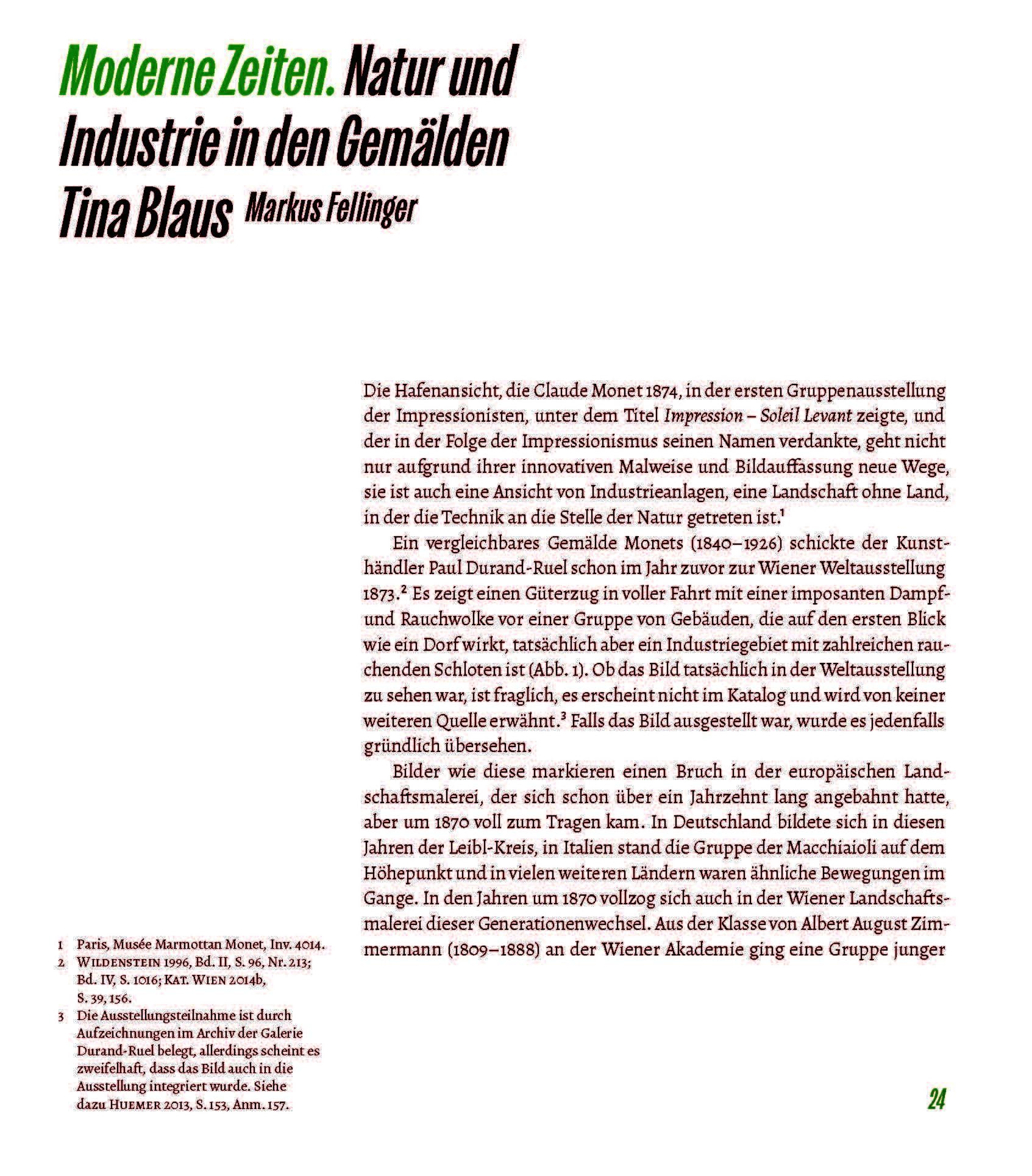 Tina Blau: Im Freien