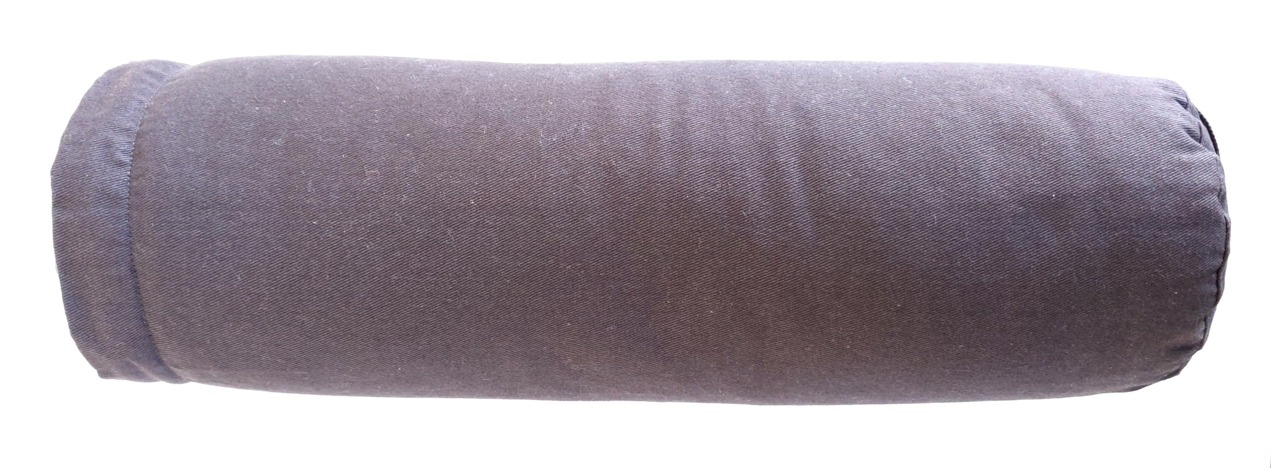 Aikyam Mini Bolster de Yoga. Cojín Cervical 43 x 13 cm. Reposacabezas, Soporte de Rodillas, Apoyo de empeines, accesorio de alineación y descanso para yoga y pilates. Ideal en Yoga para Niños.