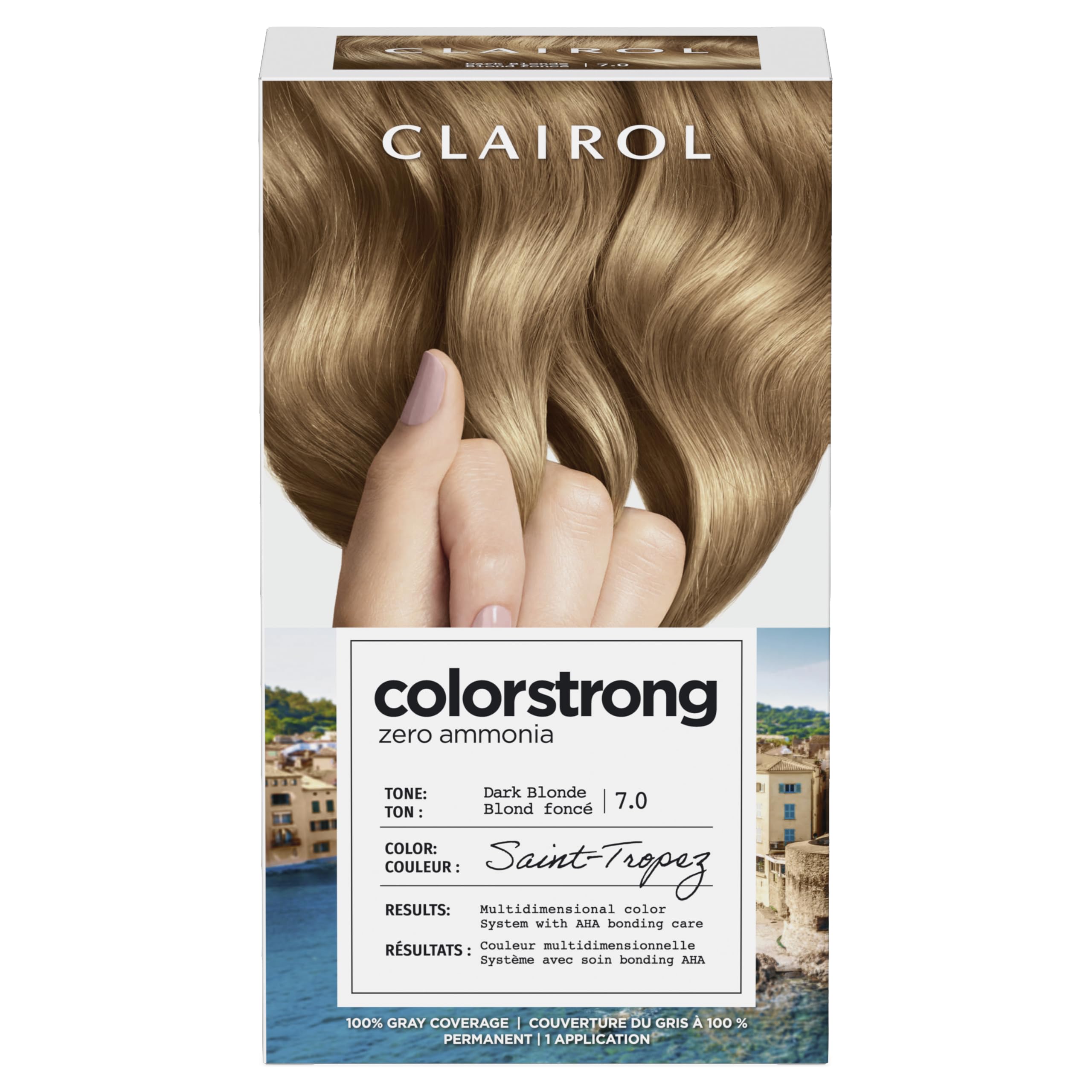 Clairol Colour Strong Permanent Hair Dye - 7.0 Dark Blonde