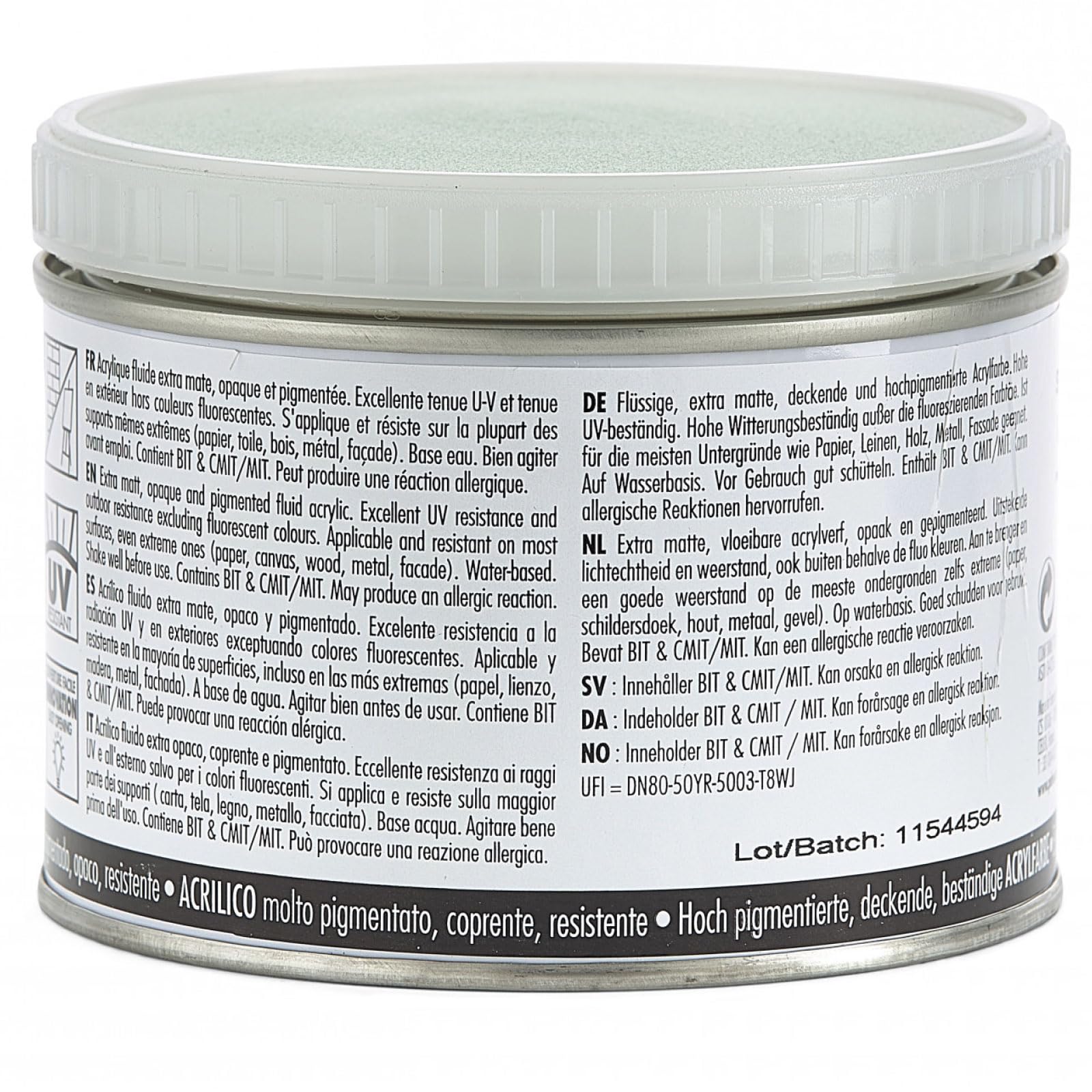 Pébéo - Mat Pub – Vernice acrilica extra fine ed extra opaca – verde chiaro – 500 ml, 1 unità (confezione da 1)