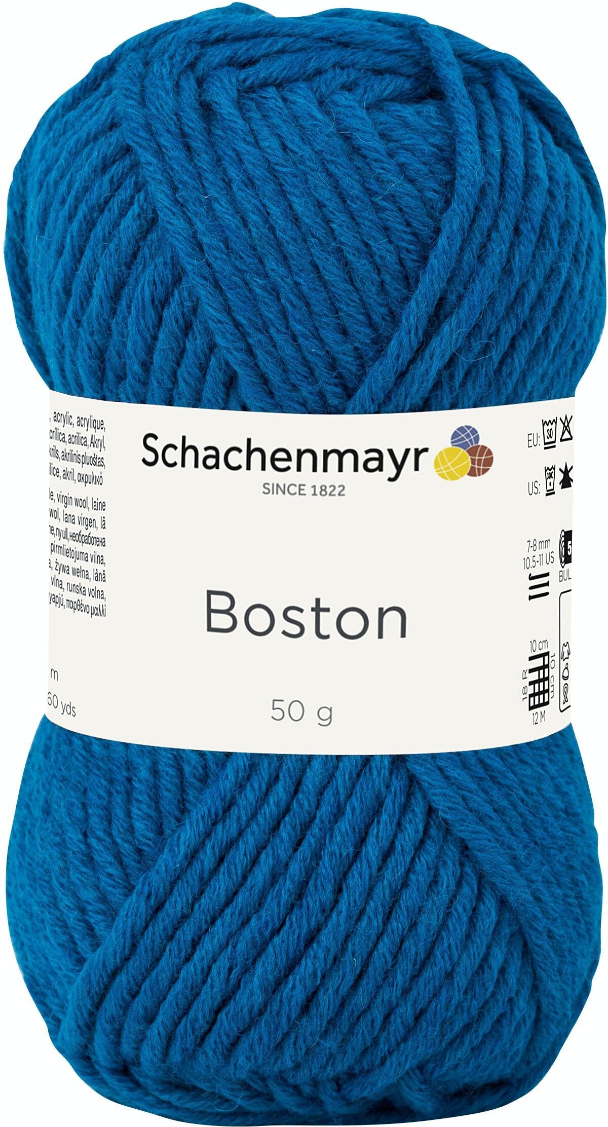 Schachenmayr BOSTON MOSAIKBLAU - Häkelgarn - 50 g / ca. 55 m