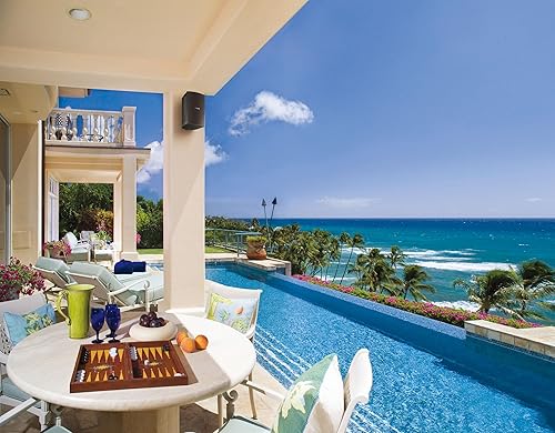 Miniatura 7 de Parlantes Yamaha NS-AW194 de 2 vías para interior o exterior 100 vatios na Blanco