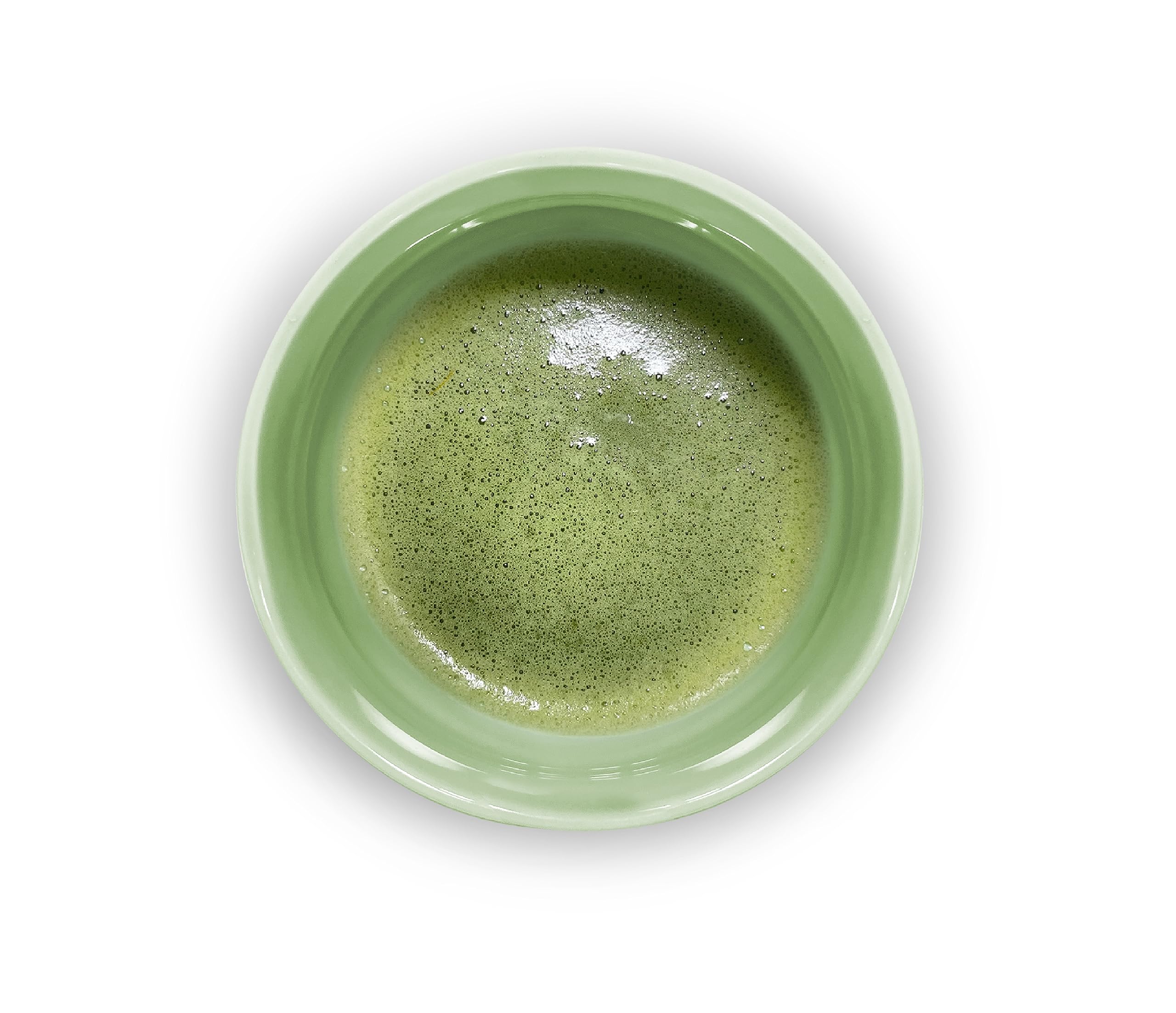 AIYICIII Ceramiczna miska na matchę, ręcznie wykonana japońska zielona filiżanka do herbaty, miska na herbatę matcha na ceremonię Chawan 500 ml 480 g (zielony matcha)